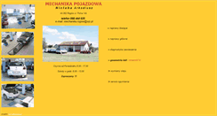 Desktop Screenshot of mechanika-pojazdowa.rogow.pl