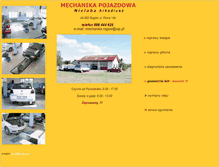 Tablet Screenshot of mechanika-pojazdowa.rogow.pl