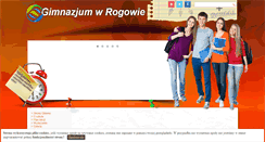 Desktop Screenshot of gimnazjum.rogow.pl