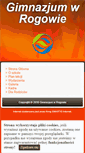 Mobile Screenshot of gimnazjum.rogow.pl